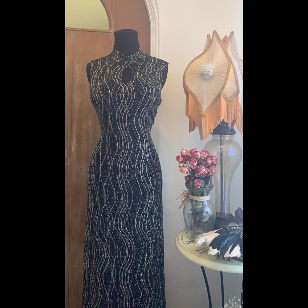 Elegant sparkly tunic dress